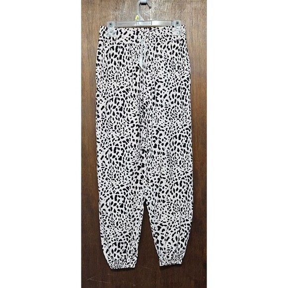 Women's Pink Animal Print Pajama Pants - Nine West - Size Medium - Picture 1 of 5